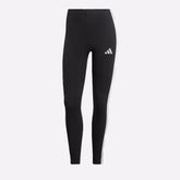 Adidas Women's Essentials 3-Stripes Cotton Leggings in Black