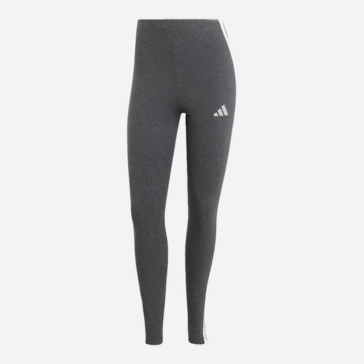 Adidas Women's Essentials 3-Stripes Cotton Leggings in Black