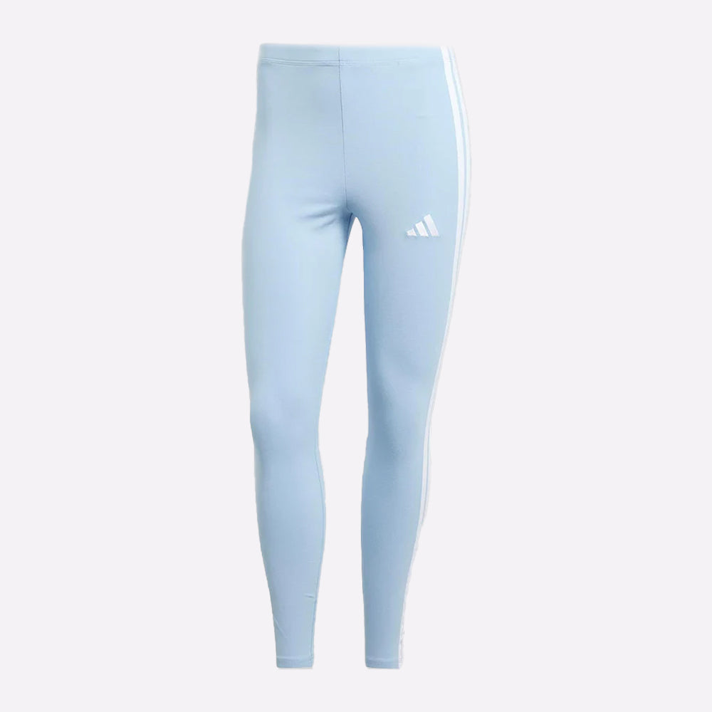 Adidas Women's Essentials 3-Stripes Cotton Leggings in Black