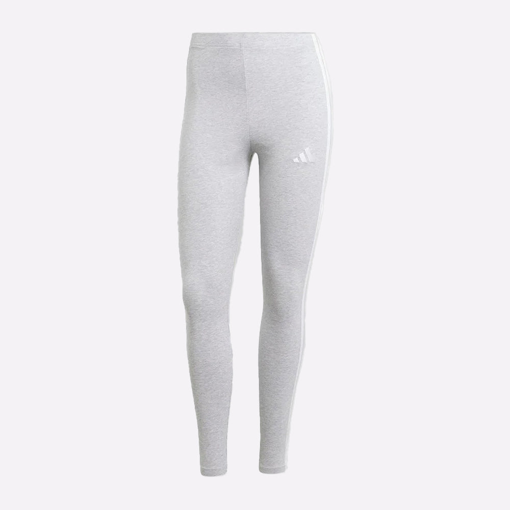 Adidas Women's Essentials 3-Stripes Cotton Leggings in Black