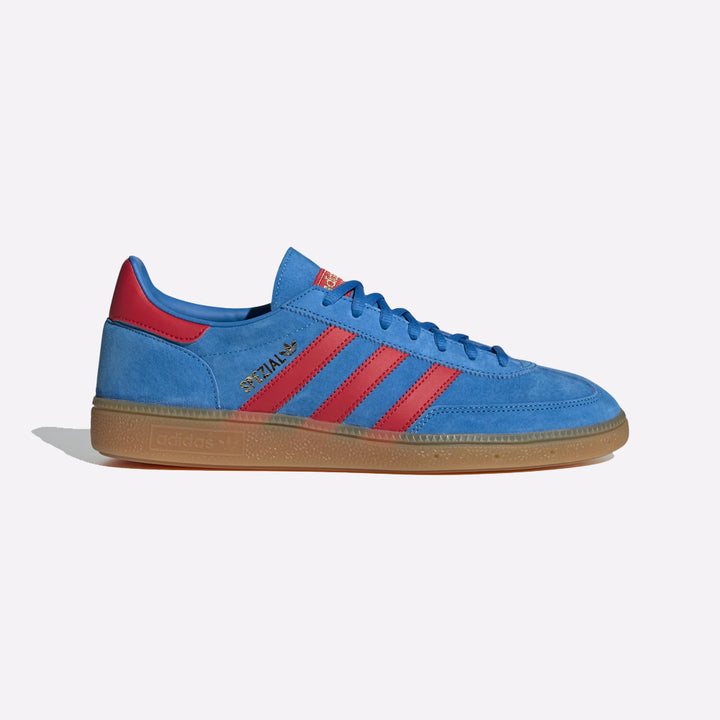 Adidas Handball Spezial Trainers for Men in Blue with Red Strips