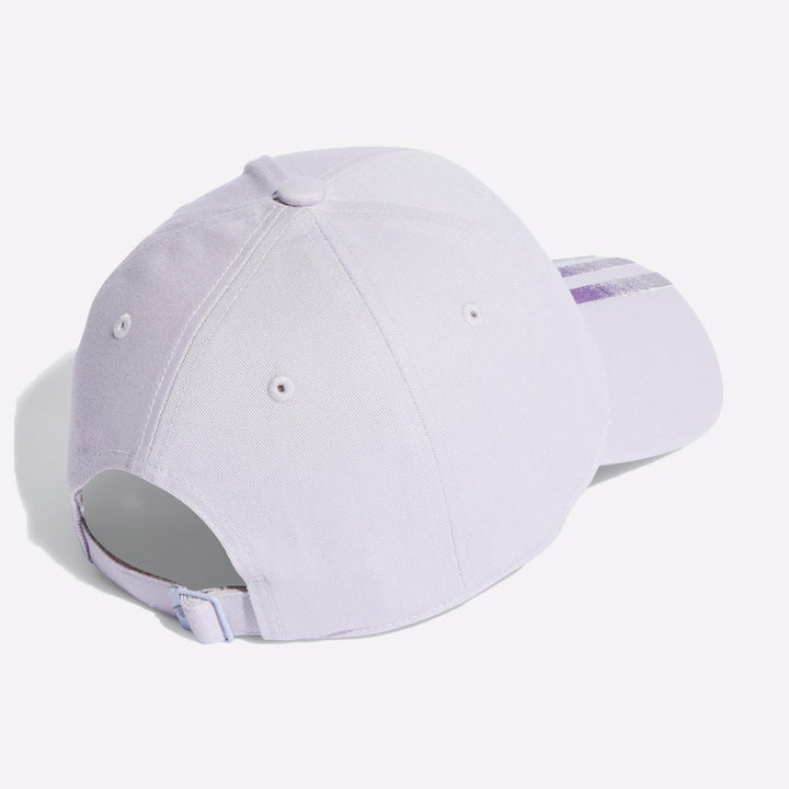 Adidas Adjustable ESS Womens Cap Violet Having 3 Stripe on Visor