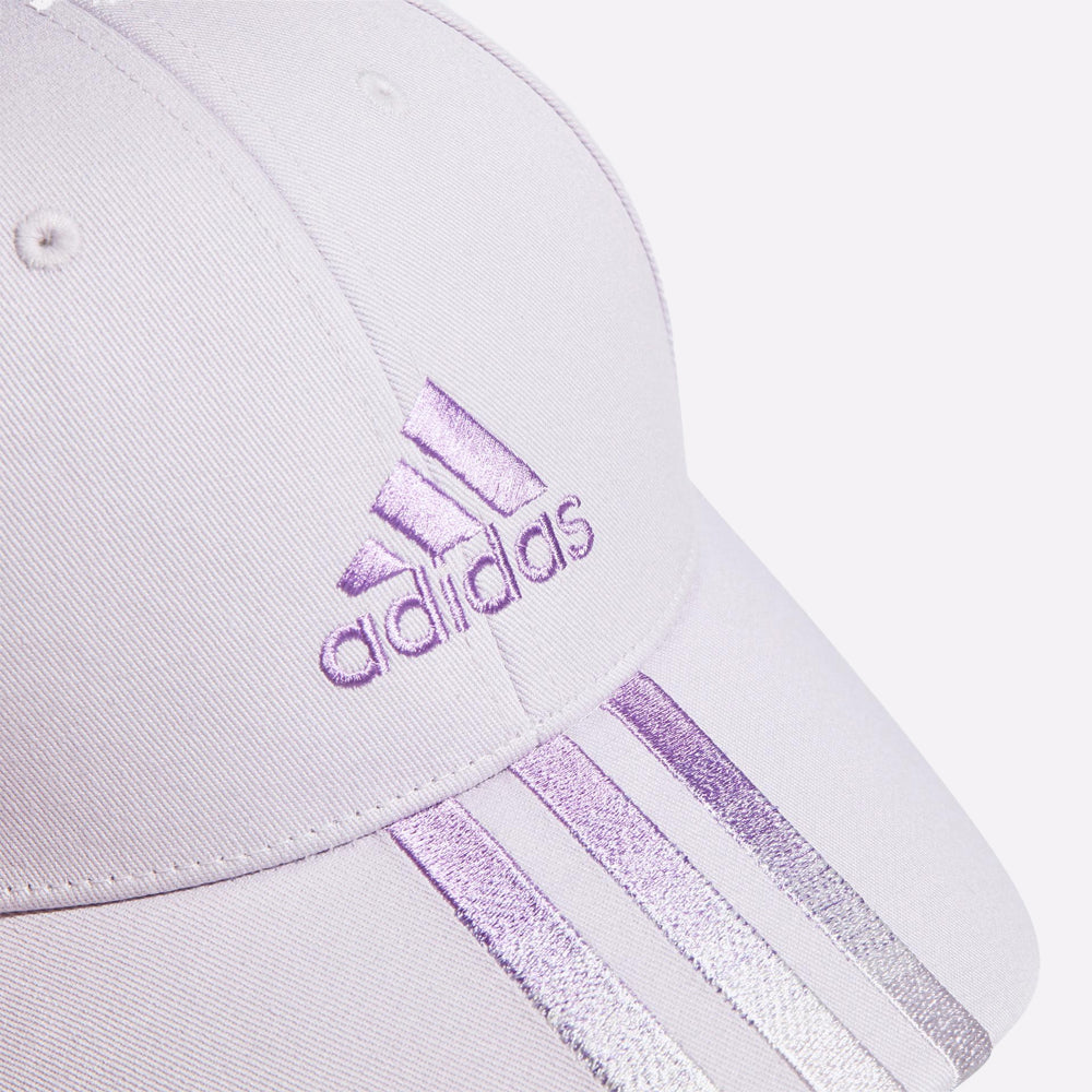 Adidas Adjustable ESS Womens Cap Violet Having 3 Stripe on Visor