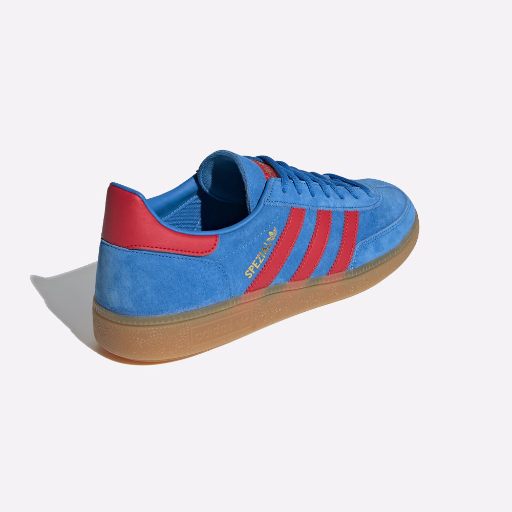 Adidas Originals Handball Spezial Shoes for Men in Blue with Red Strips