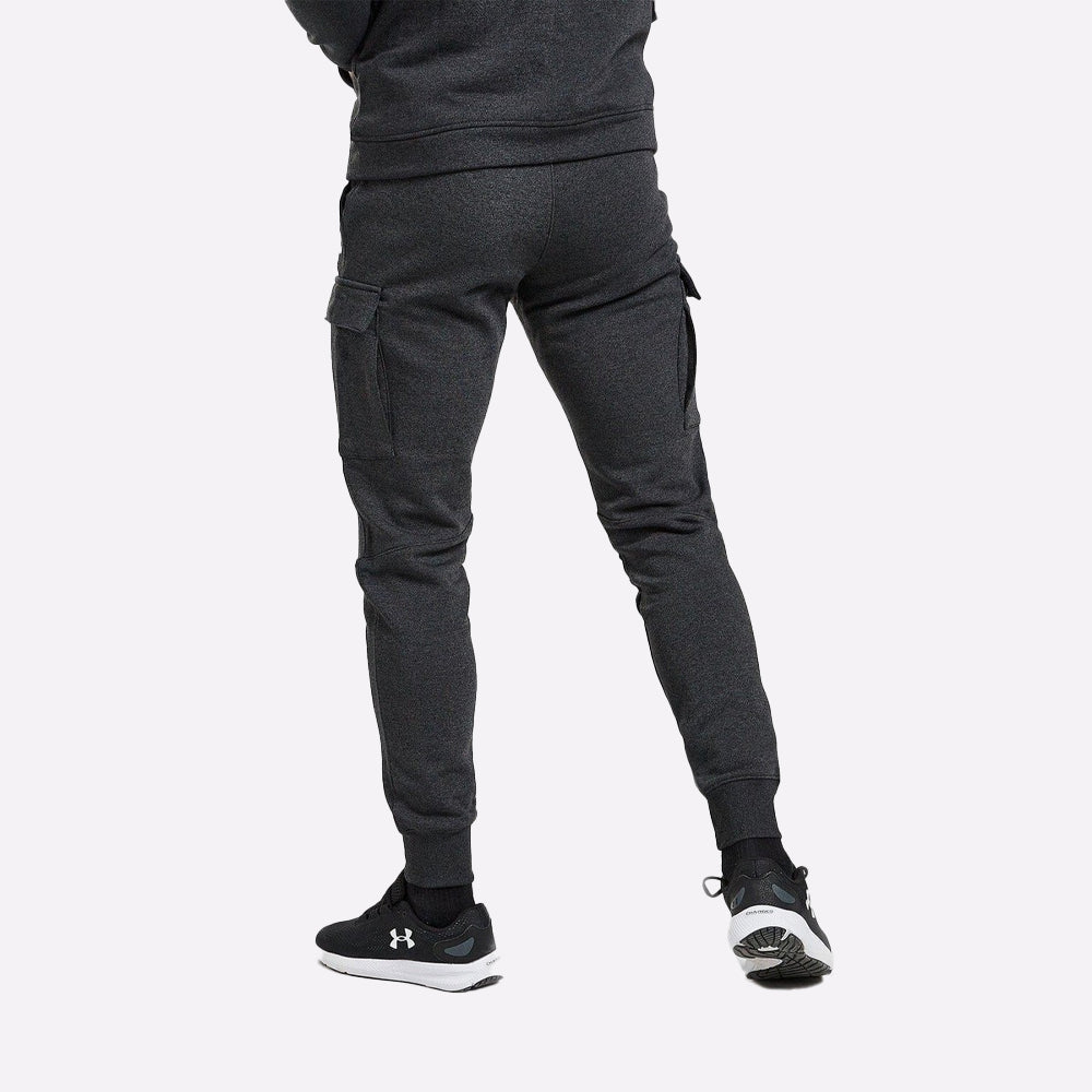 Under Armour Threadborne Full Zipped Tracksuit for Men in Black Charcoal