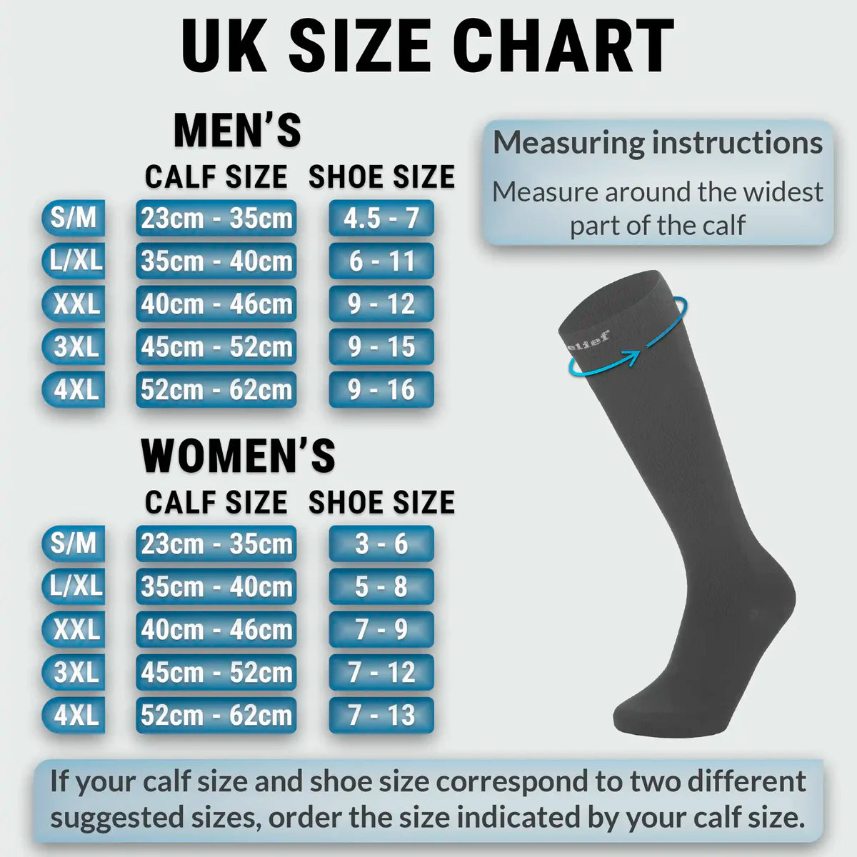 Unisex 15-20 mmHG Compression Socks for Flight, Cycling, Nurses & All Day Work